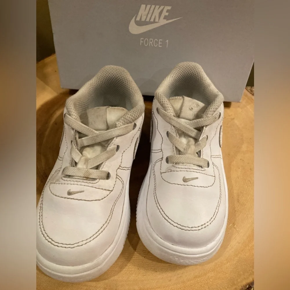 Nike‎ Air Force 1 Sneaker white toddler 8c Low Top kids toddler No Box